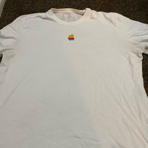 Retro Rainbow Apple Rare T-Shirt